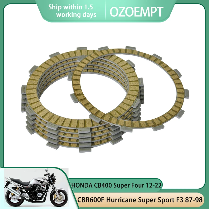 

Фибрирующая пластина сцепления OZOEMPT, подходит для HONDA CB400 Super Four 12-22 CBR600F Hurricane Super Sport F3 87-98