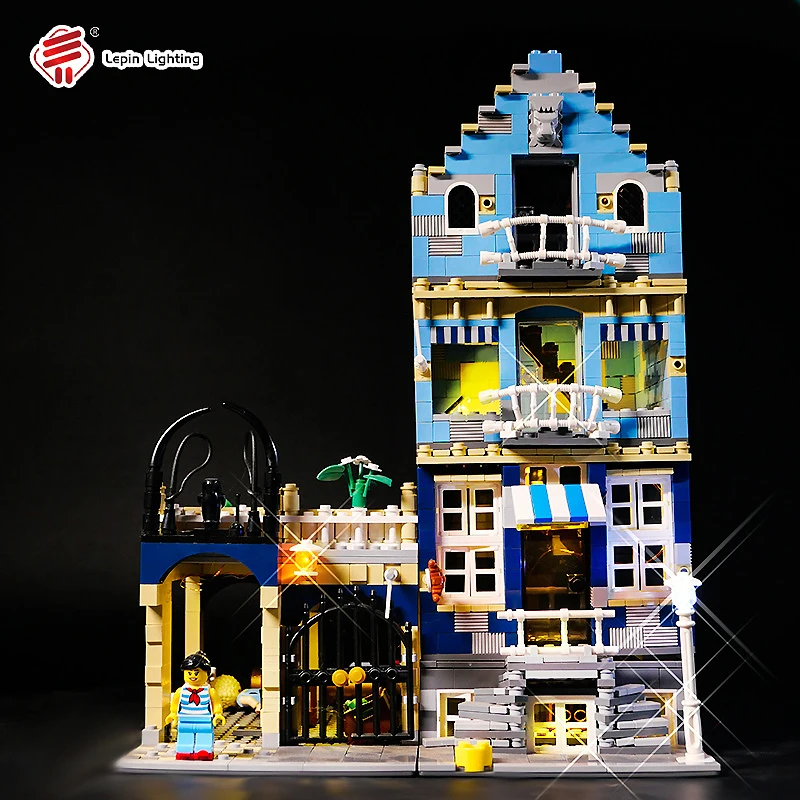 DIY LED Light Kit For LEGO 10190 Market Street  (Only LED Light,Without Blocks Model)