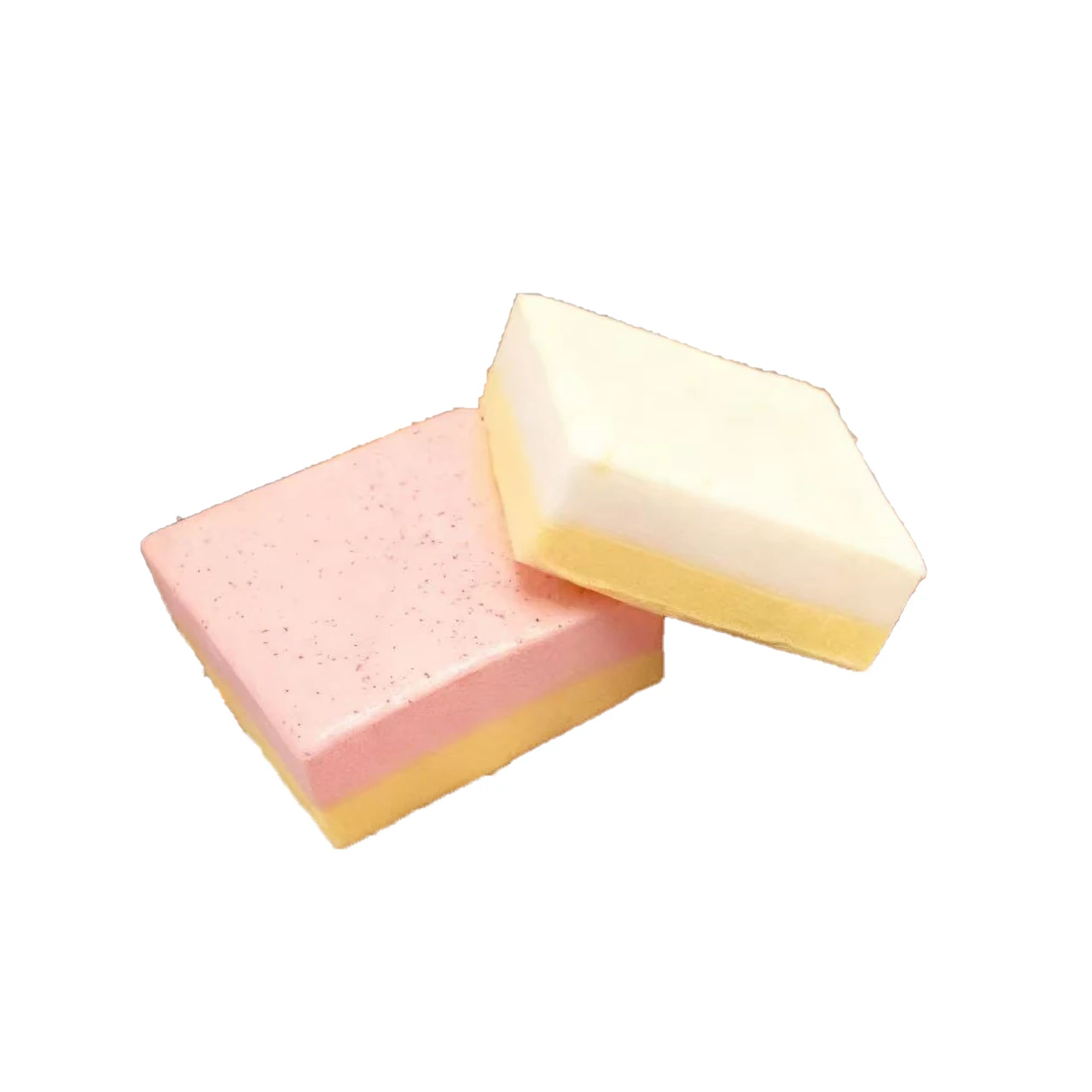 シミュレーションスクエアストロベリートーストスクイーズPUスローリバウンドトイフードプレイスクイッシースティッキーピンチ大人用ストレス解消感覚玩具