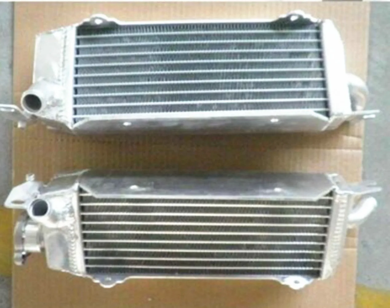 NEW left+right full Aluminum Radiator For 1984-1985 Suzuki RM125 RM 125 R M Cooler Cooling Coolant 1984 1985