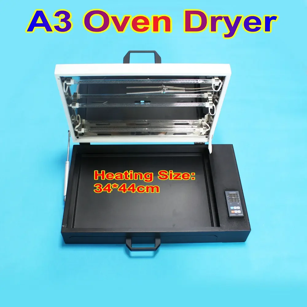 DTF Curing PET Film Oven Heating Pad Kit Device Hot Melt Powder A3 A4 PET Film T Shirt Transfer Printing DTF Printer Drying Oven