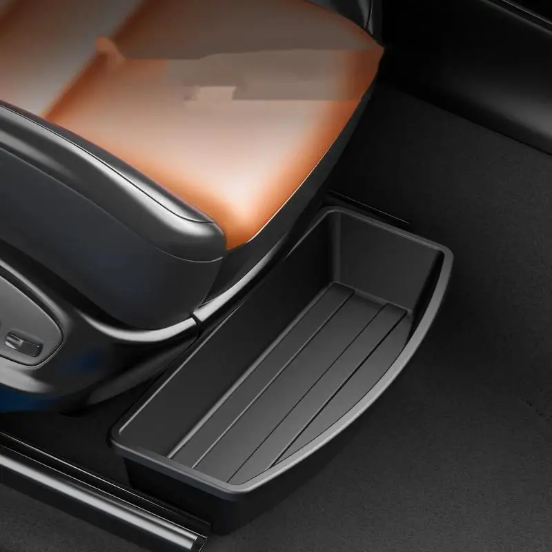 Automobile PartsUniversal Car Front Seats Storage Box Anti-Slip Auto Under Seat Drawer Storage Organizer For Car Accessories