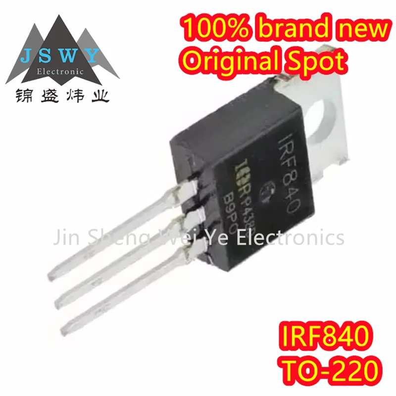 (5/10pieces) IRF840 N-channel field effect transistor TO-220 IR840 100% brand new imported original ready-made electronics