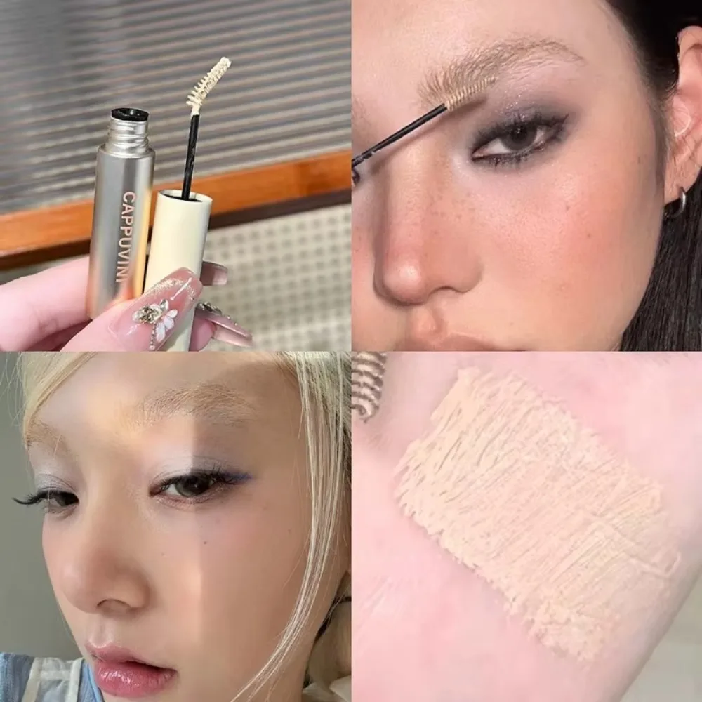 New Mist Velvet Eyebrow Dyeing Cream Light Color Pink Brown Color Brow Tint Long Lasting Waterproof Eyebrow Mascara Brow Makeup
