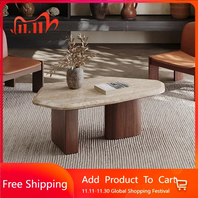 

Modern Nordic Coffee Table Luxury Designer Aesthetic Standing Unique Computer Coffee Table Clear Cheap Wood Couchtisch Furniture