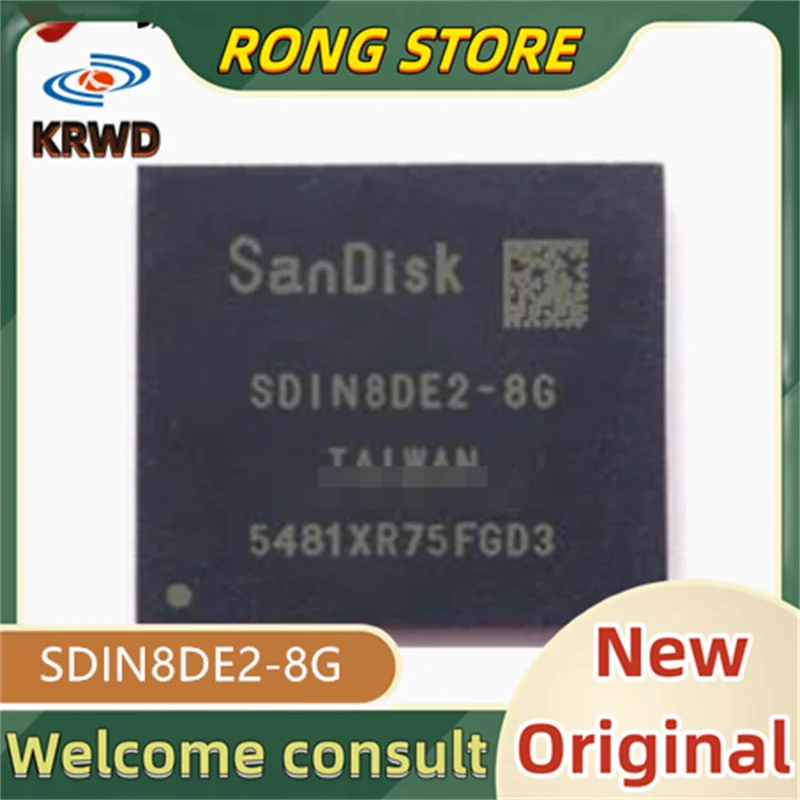 

5PCS SDIN8DE2-8G New and original SDIN8DE2-8 SDIN8DE2 SDIN8DE BGA