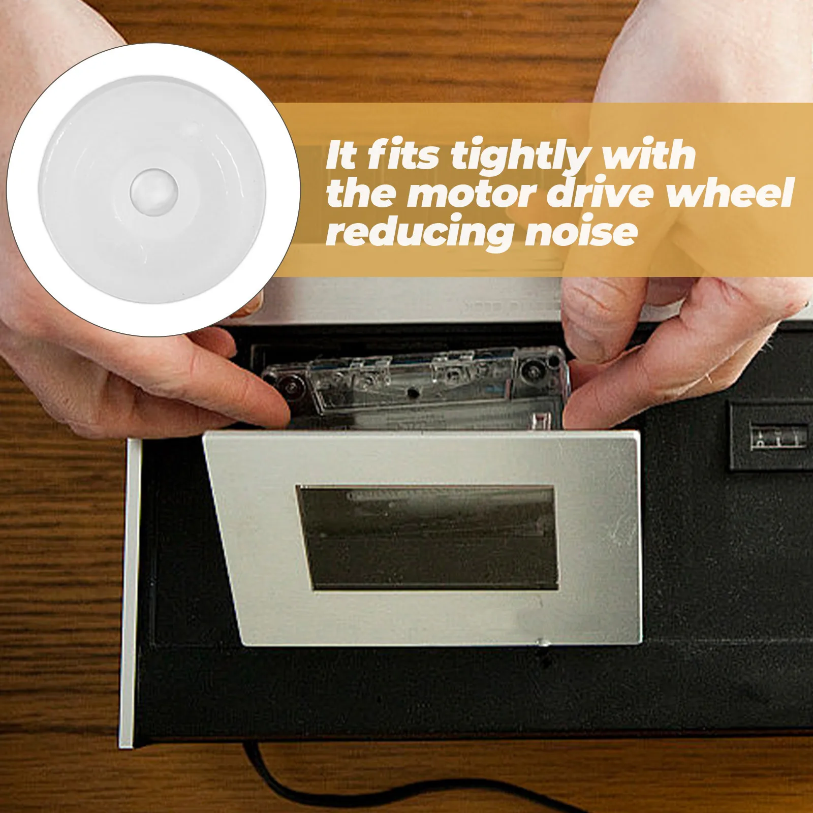 10 قطعة عجلة حزام من البلاستيك الخامس الأخدود محرك لمشغل الشريط معدات الصوت مسجل إصلاح جزء الشريط سطح السفينة بكرة تسجيل