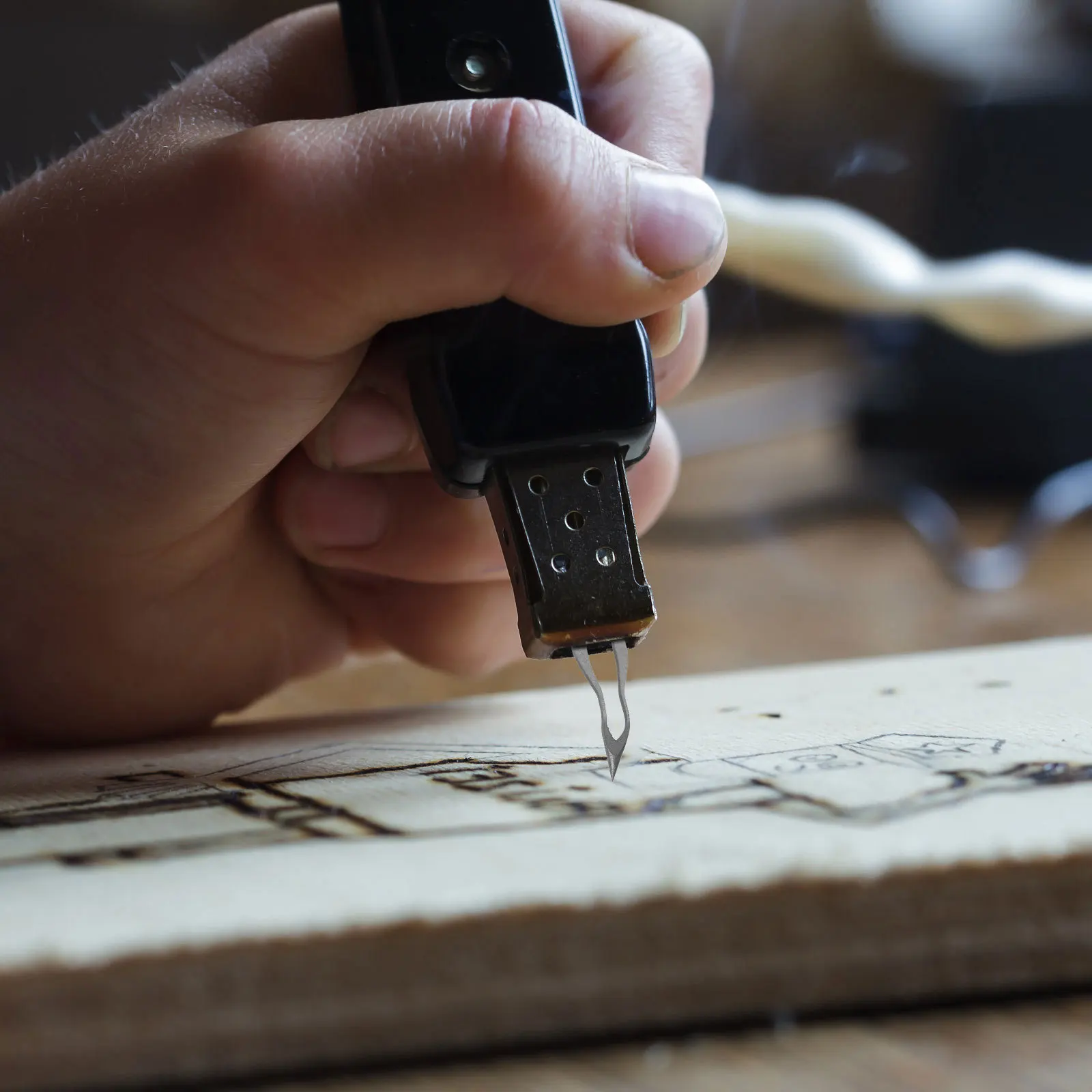 2Pcs Wood Burning Tips High Impedance Nickel Chromium Pen Nibs Precise Writing Instruments DIY Engraving Projects Woodburning