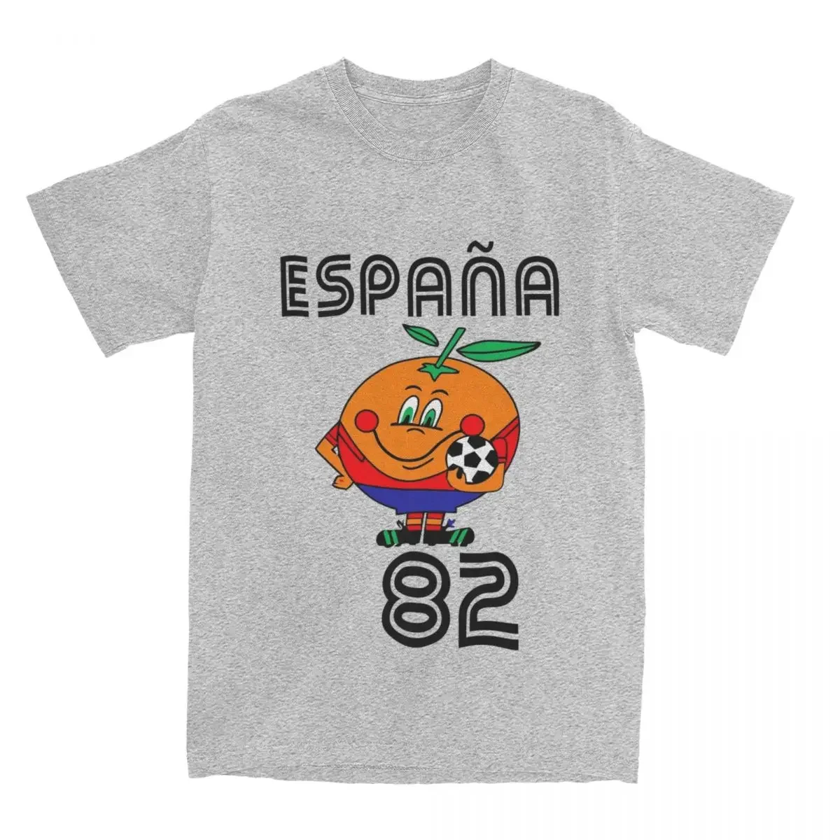 Men Women Espana 82 Spain Vintage Mascot 1982 T Shirt Clothes Vintage Tees Printed Accessories soccer football Cotton T-shirt .