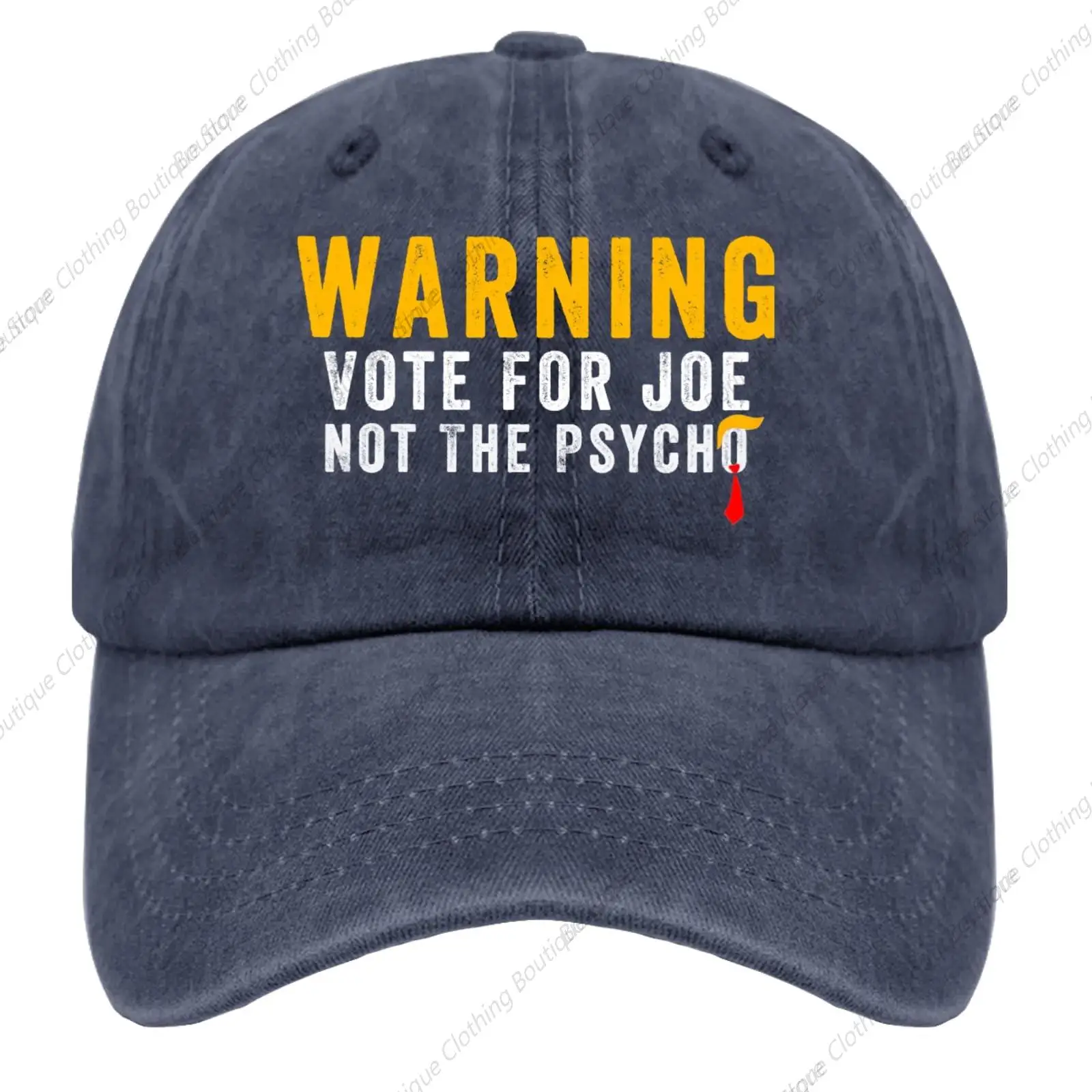 

Vote Hats Vote for Joe Not The Psycho Hat for Womens Mens Navy Blue Cowgirl Hats Cowgirl Hats Funny Hat