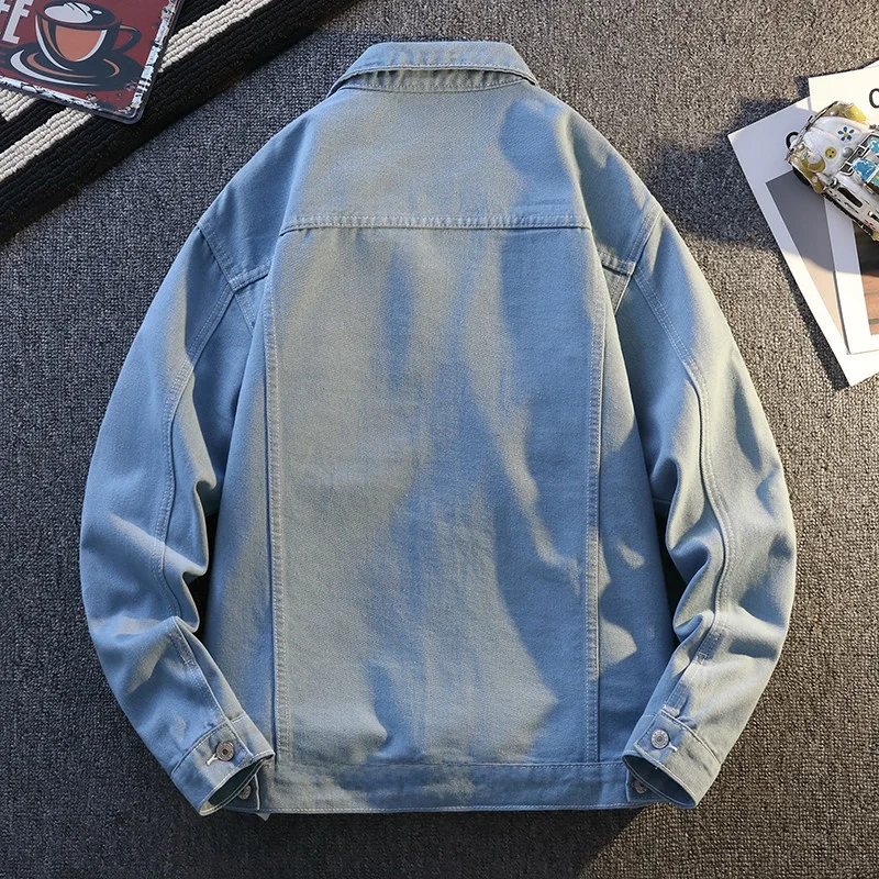 Denim da uomo dalla vestibilità ampia Jaet Primavera Estate Trendy Abbigliamento da lavoro casual Jaet Hip e Haome Sle Nuovo misto cotone poliestere 2025