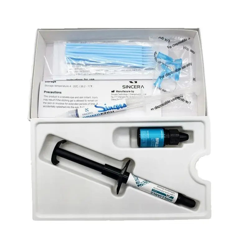 Dentalmaterial BrilLance Paste Light Cure Kleber für kieferorthopädische Halterung Intro Kit und Standard Kit