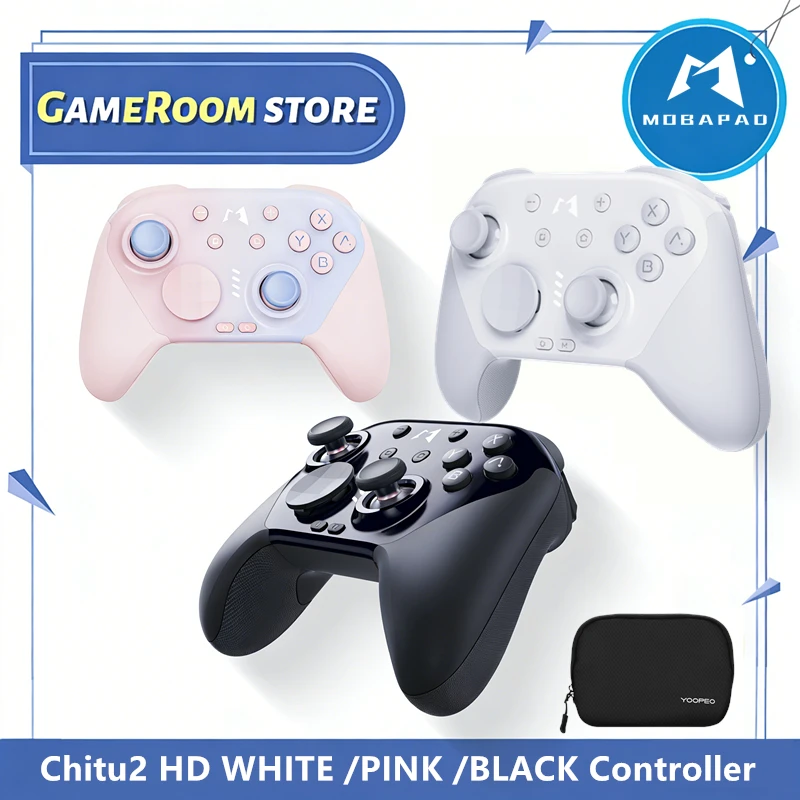 Chitu2 HD WHITE Mobapad Chitu 2 for Switch 2 컨트롤러 for Windows, Android Switch 1 TMR 글라이드 스틱 게임패드 FOR IiPhone