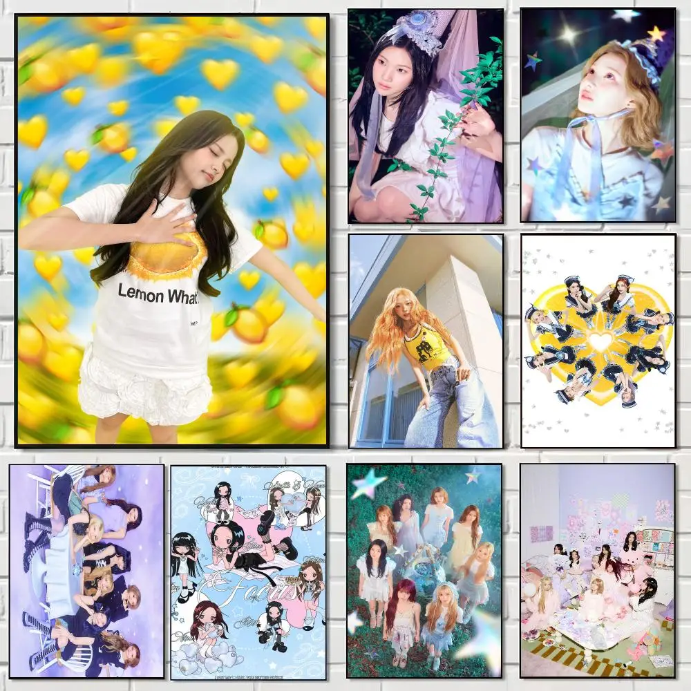 Soft Dream Pop H-H2H Poster Pegatina artistica HD autoadhesiva impermeable para salon dormitorio