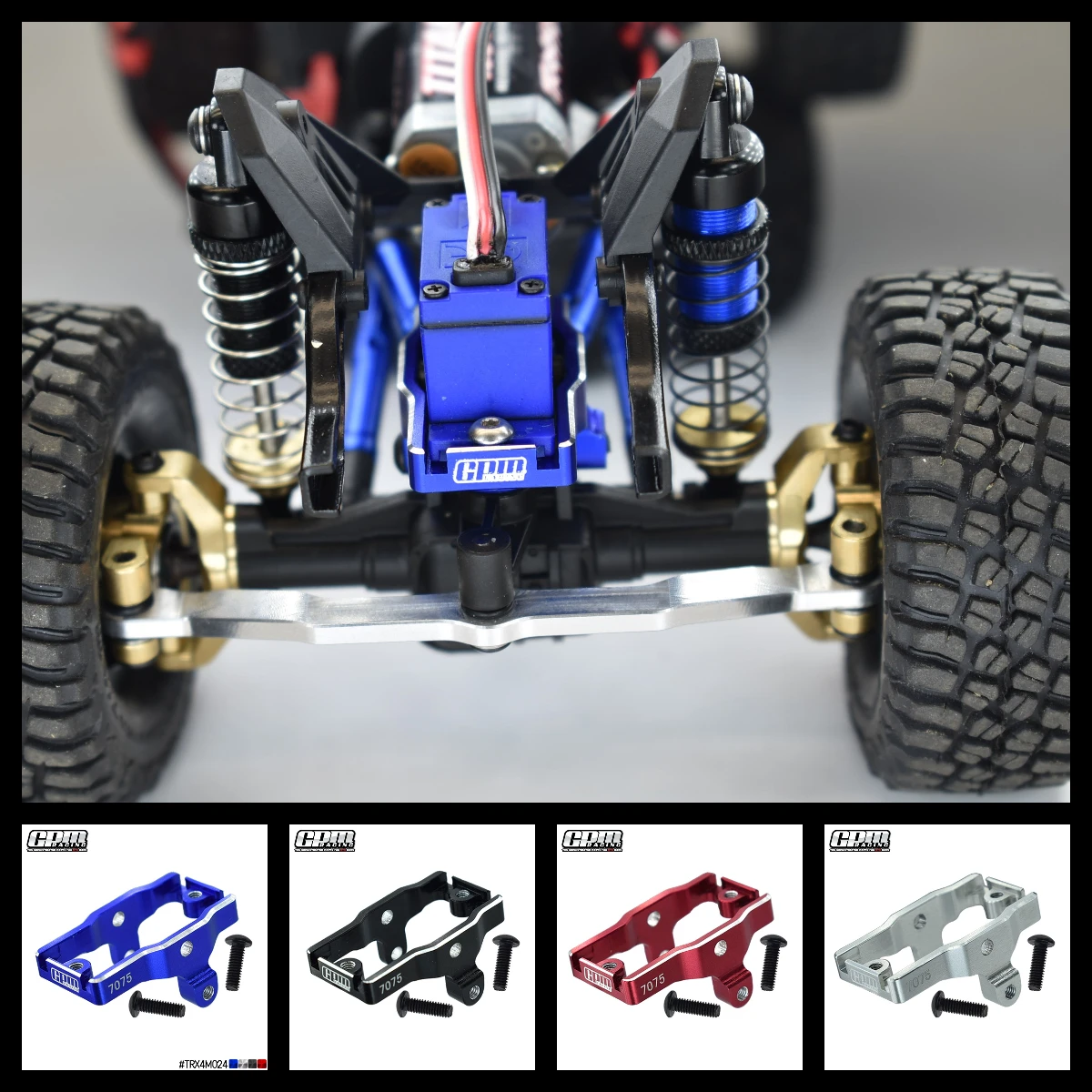 

GPM TRAXXAS 1/18 TRX-4M Ford Bronco Defender For Aluminum 7075 Servo Mount