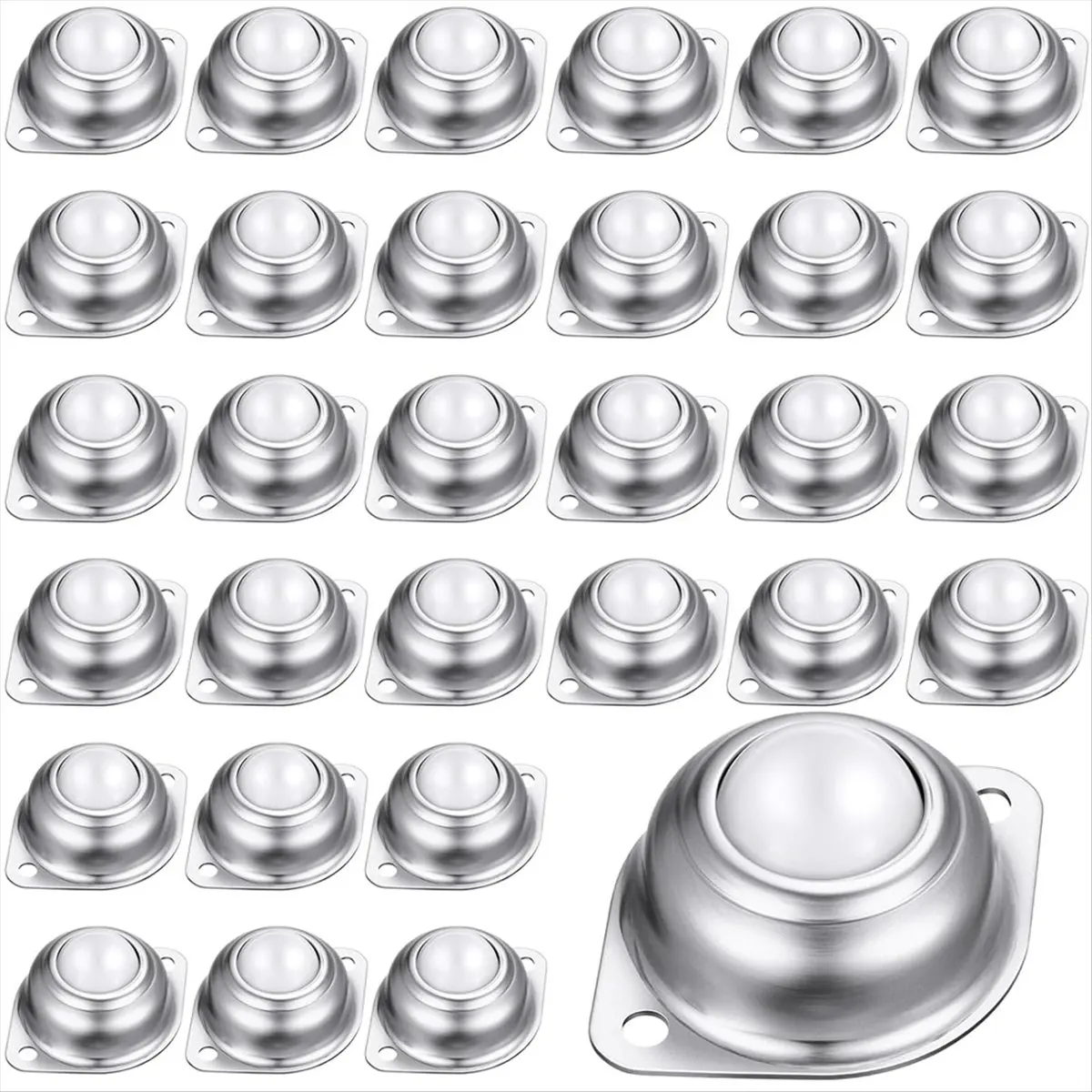 5/8Inch Roller Ball Transfer Bearing Carbon Steel Round Ball Transfer Ball roller bearings Nylon + Carbon Steel