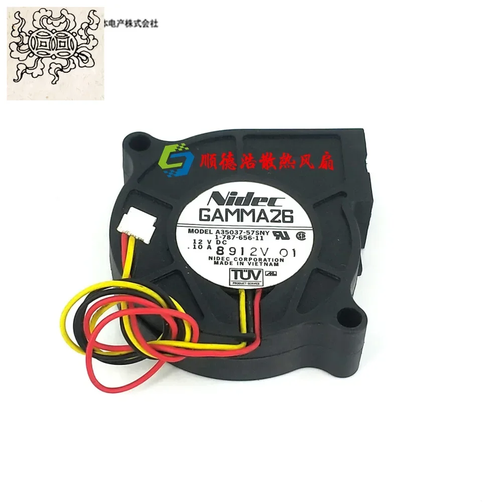 

Ltsf For Nidec A35037-57SNY DC 12V 0.10A 50x50x15mm 3-Wire Server Cooling Fan