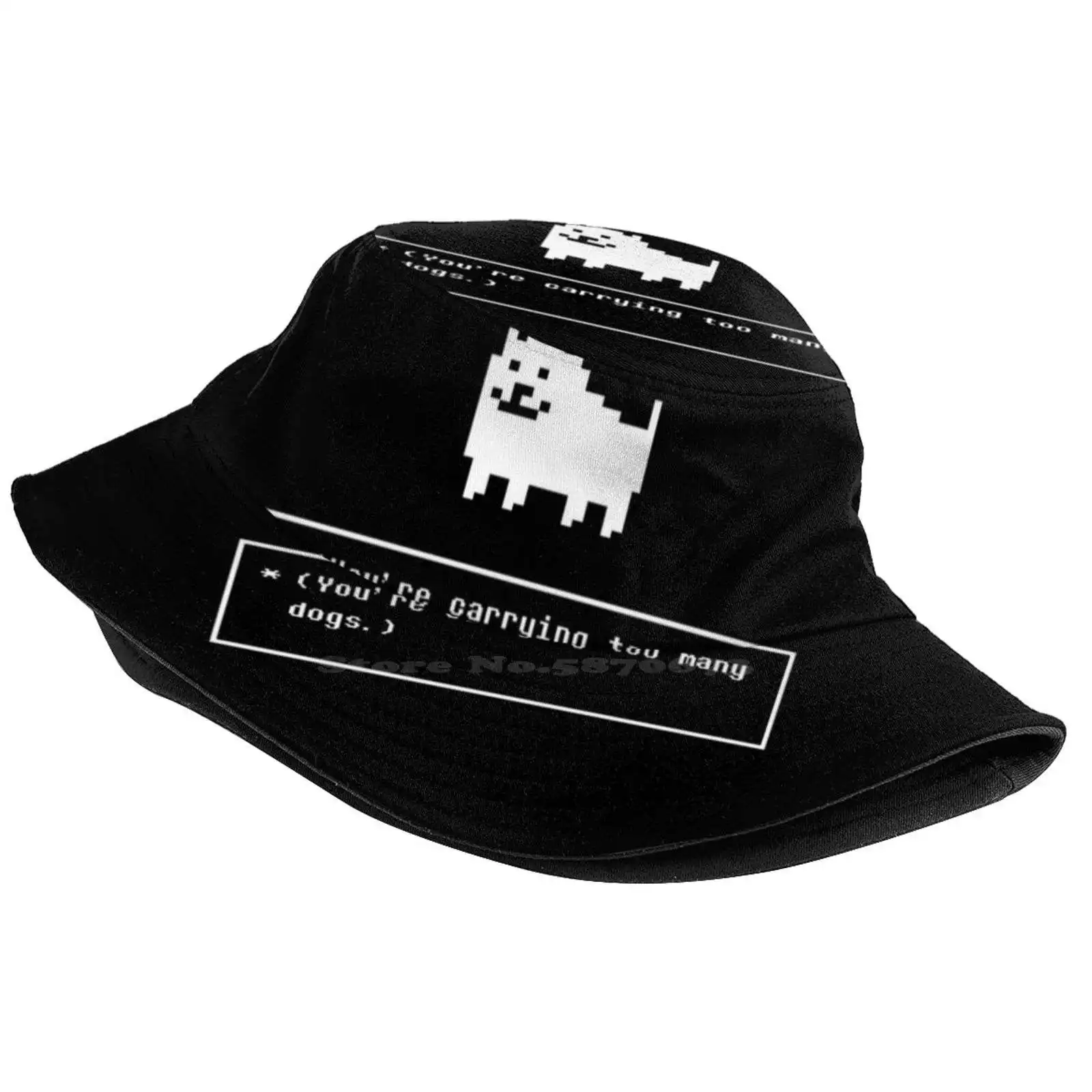 You Are Carrying Too Many Dogs Annoying Dog Sun Cap Fisherman Hat Bucket Hats Undertale Sans Papyrus Alphys Undyne Steam Games