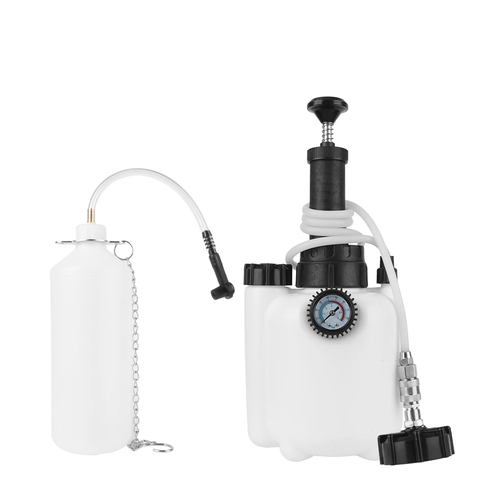 1ชุดหม้อเปลี่ยนน้ำมันเบรคระบายเบรกเครื่องมือเปลี่ยนน้ำมันเบรคระบายน้ำขนาดใหญ่3L