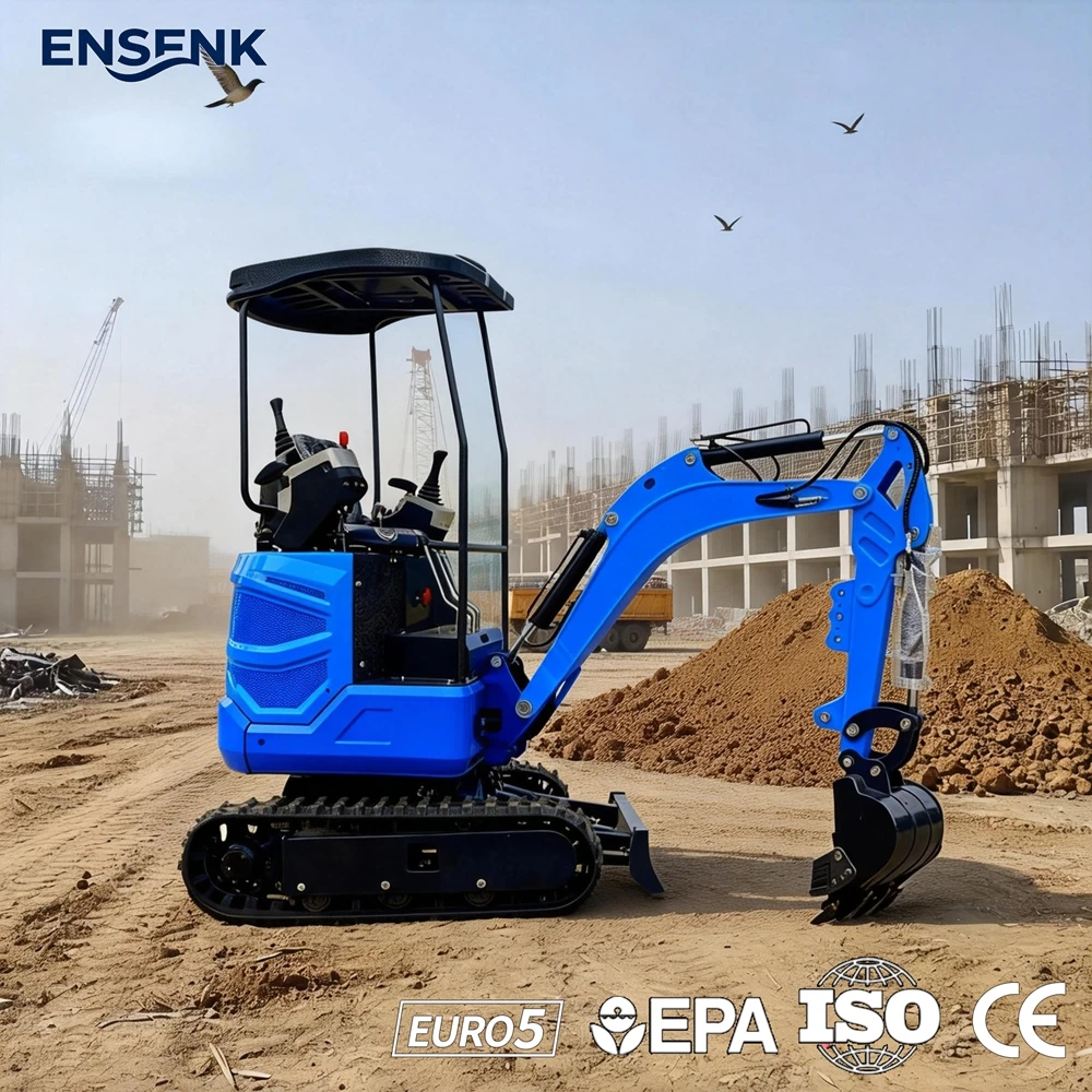 

Mini Excavator 1.0Ton 1.5Ton 1.8Ton Construction 2.0Ton Multifunctional CE Epa Yanmar Engine Fast Delivery
