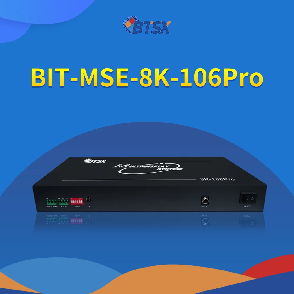 8K Splicing Processor: HDCP2.2, RGB444/YUV Formats, Seamless Splicing - Perfect for Exhibition/VR/Curved Cinema