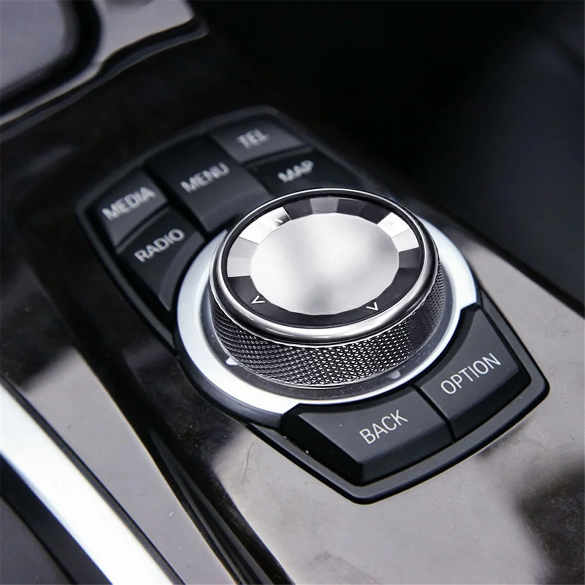 

Professional-Grade Console Multimedia Knob Switch Button Cover Trim for BMW 1 2 3 4 5 7