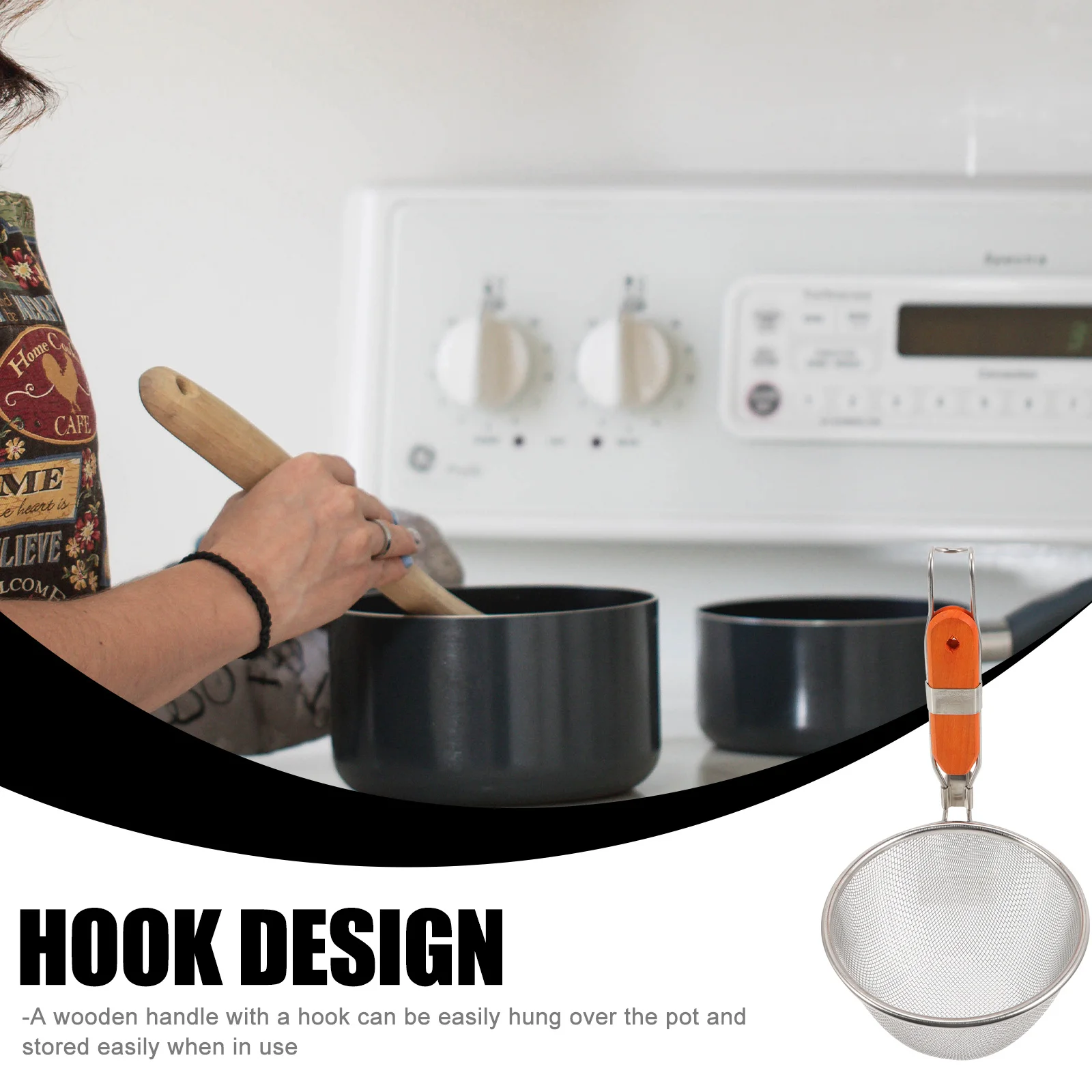 

2pcs Stainless Steel Spider Mesh Basket For Pasta Filtering Strainer Spoon Fine Mesh Ladle Kitchen Strainer