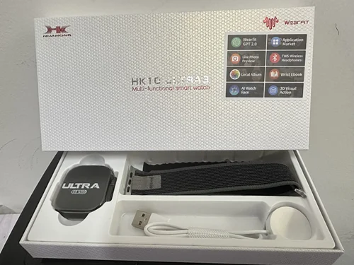 Imagen 2 del producto HK10 ULTRA 3 reloj inteligente serie 10 AMOLED ChatGPT 2GB ROM AI reloj cara BT llamadas juegos música brújula deportes Smartwatch hombres mujeres
