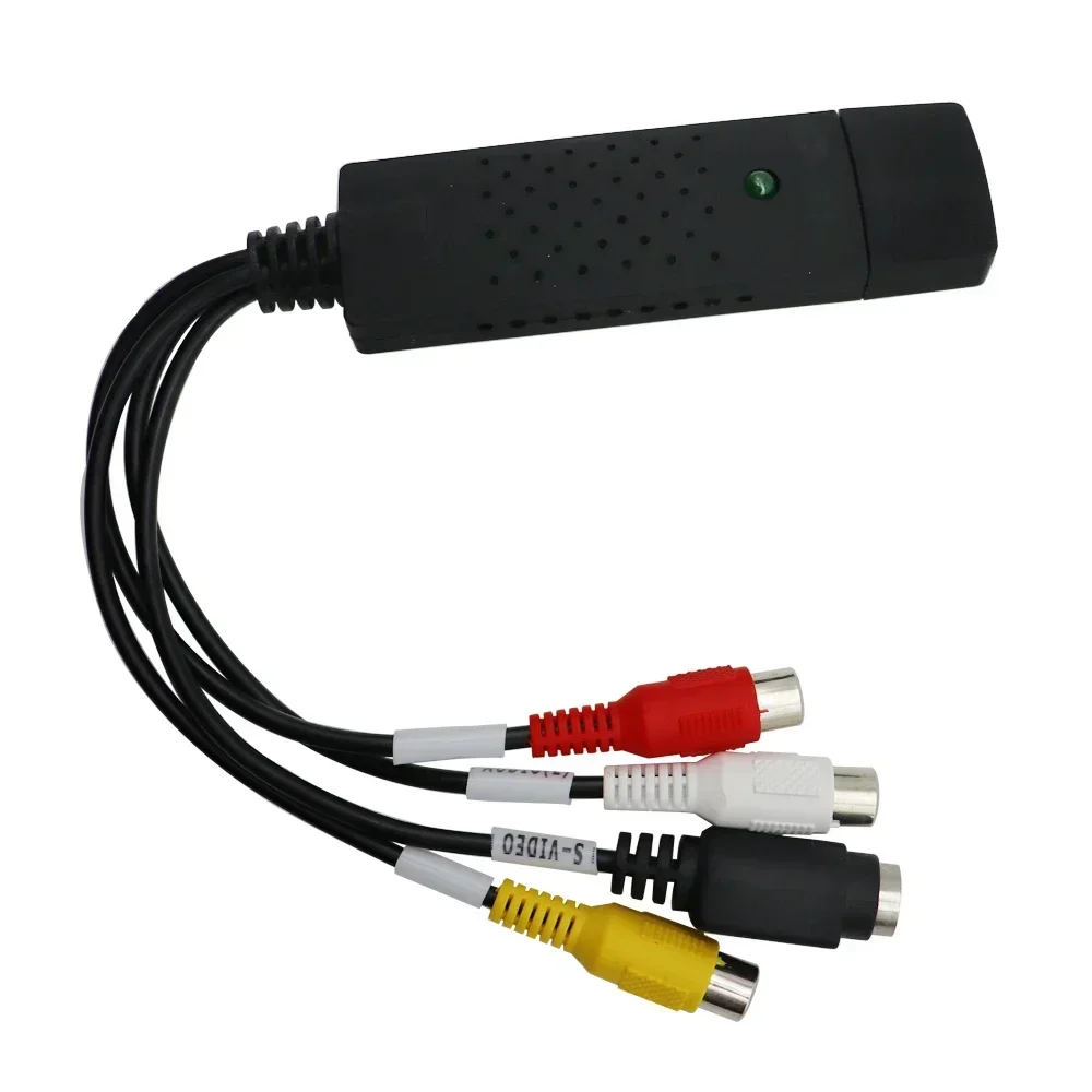 Scheda di acquisizione audio video USB 2.0 Sintonizzatore TV Convertitore di acquisizione video da VHS a DVD per Win7/8/XP/Vista con cavo USB