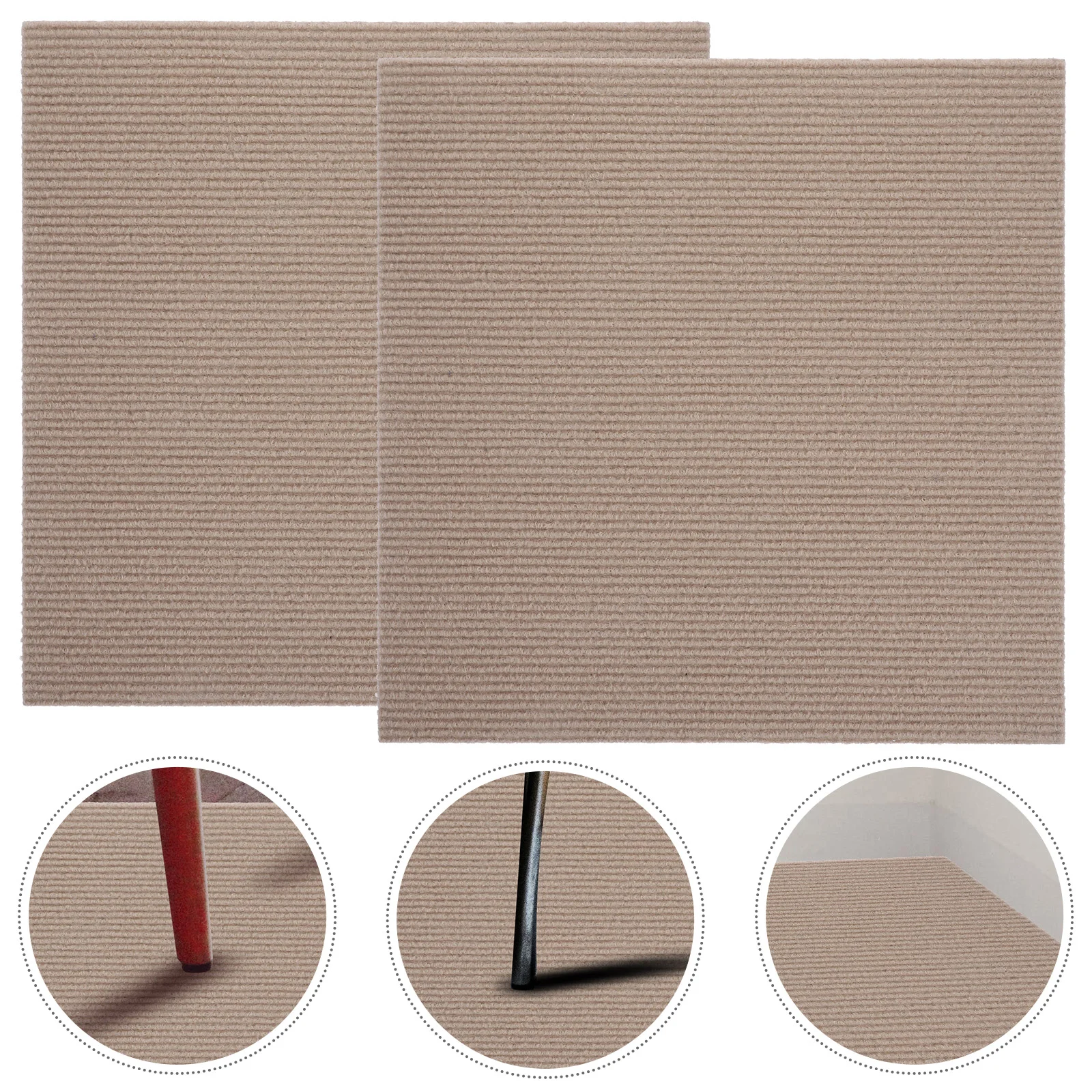 

10 Pcs Peel and Stick Tile Decals Non-slip Floor Stickers Decorative Planks Rugs