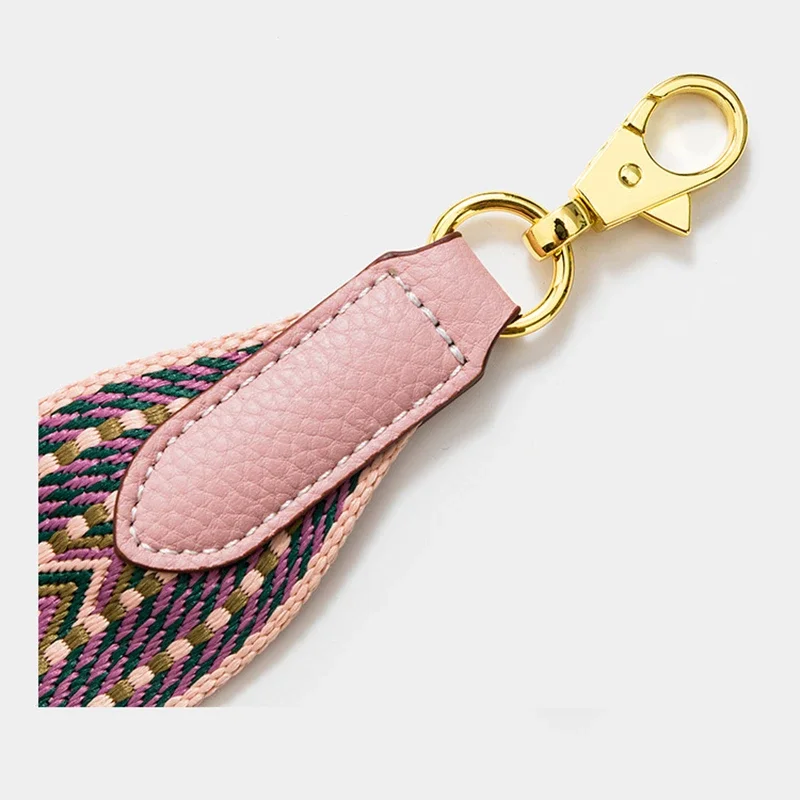 Pattern Hand Woven Wide Bag Strap For Hermes Kelly Herbag Evelyne Handbag Multi-Units Convert To a Single Shoulder Bag Accessory