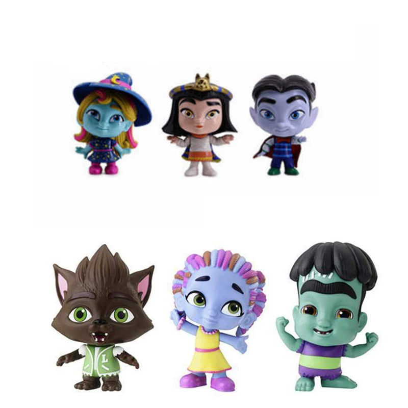 3pcs/set Monster Figures Toy Super Doll PVC Anime Action Figure Model Toys Doll For Christmas Gift