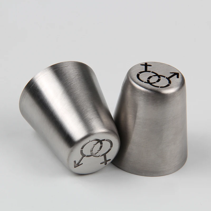 1PCS Stainless Steel Cake Decorating Lover's Secret Pattern Icing Nozzle for Valentines' Day Pastry Sugar Craft Tools #VD009