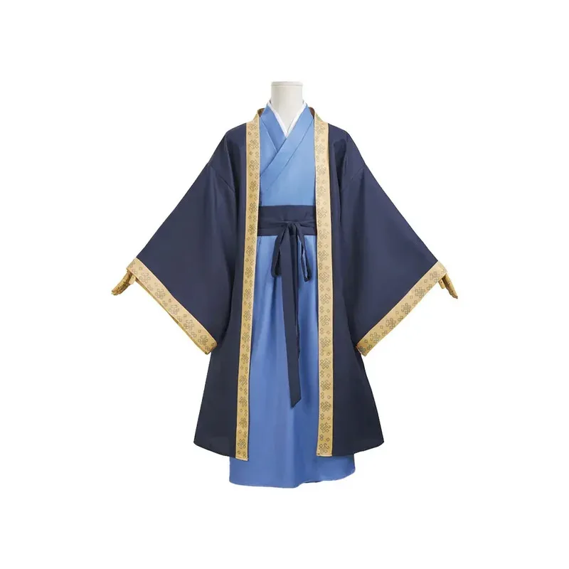 Anime Cosplay Costume Wig The Apothecary Diaries Jinshi, Blue Dress, Uniform, Kusuriya No Hitorigoto H Headwear