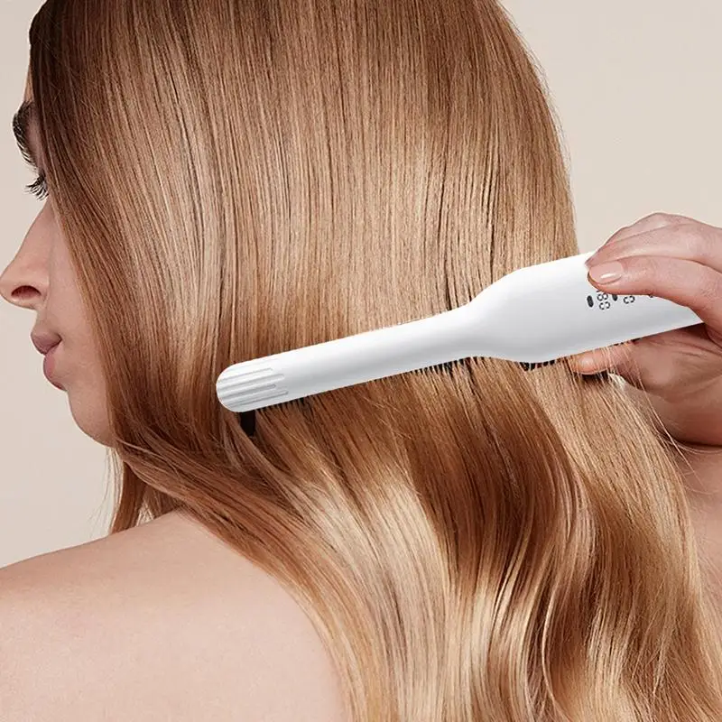 مكواة فرد الشعر المسطحة، أدوات تصفيف الشعر المسطحة، تسخين سريع، مع درجة حرارة قابلة للتعديل للمنزل و