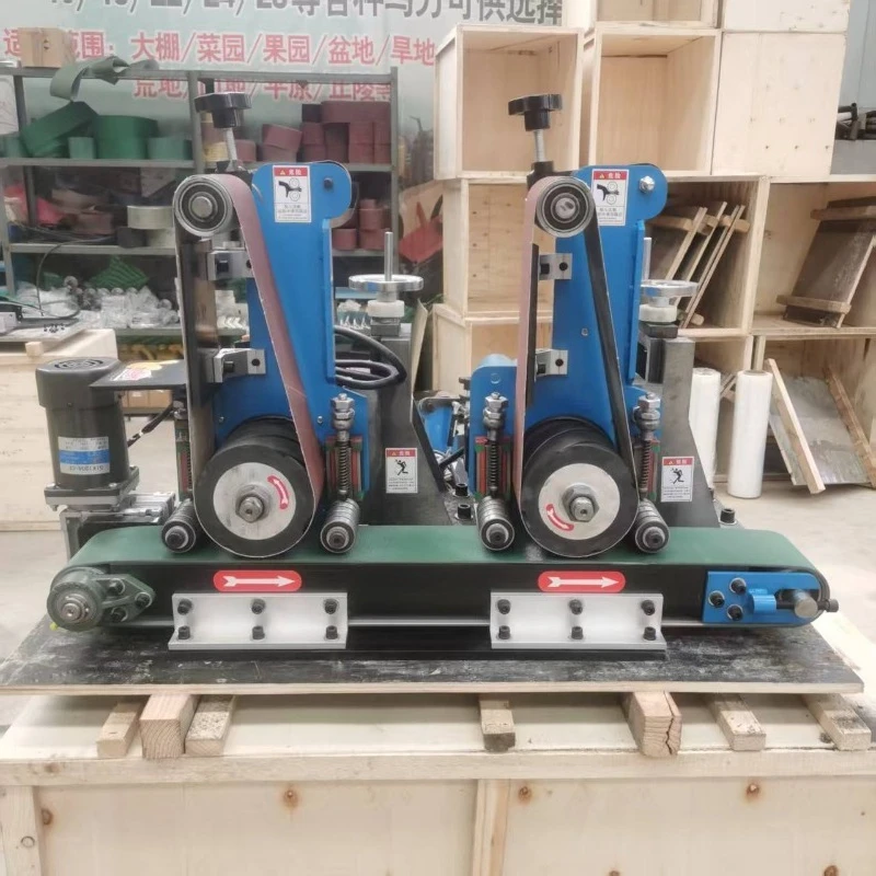 Flat polishing machine, rust removal wire drawing machine, automatic grinding machine