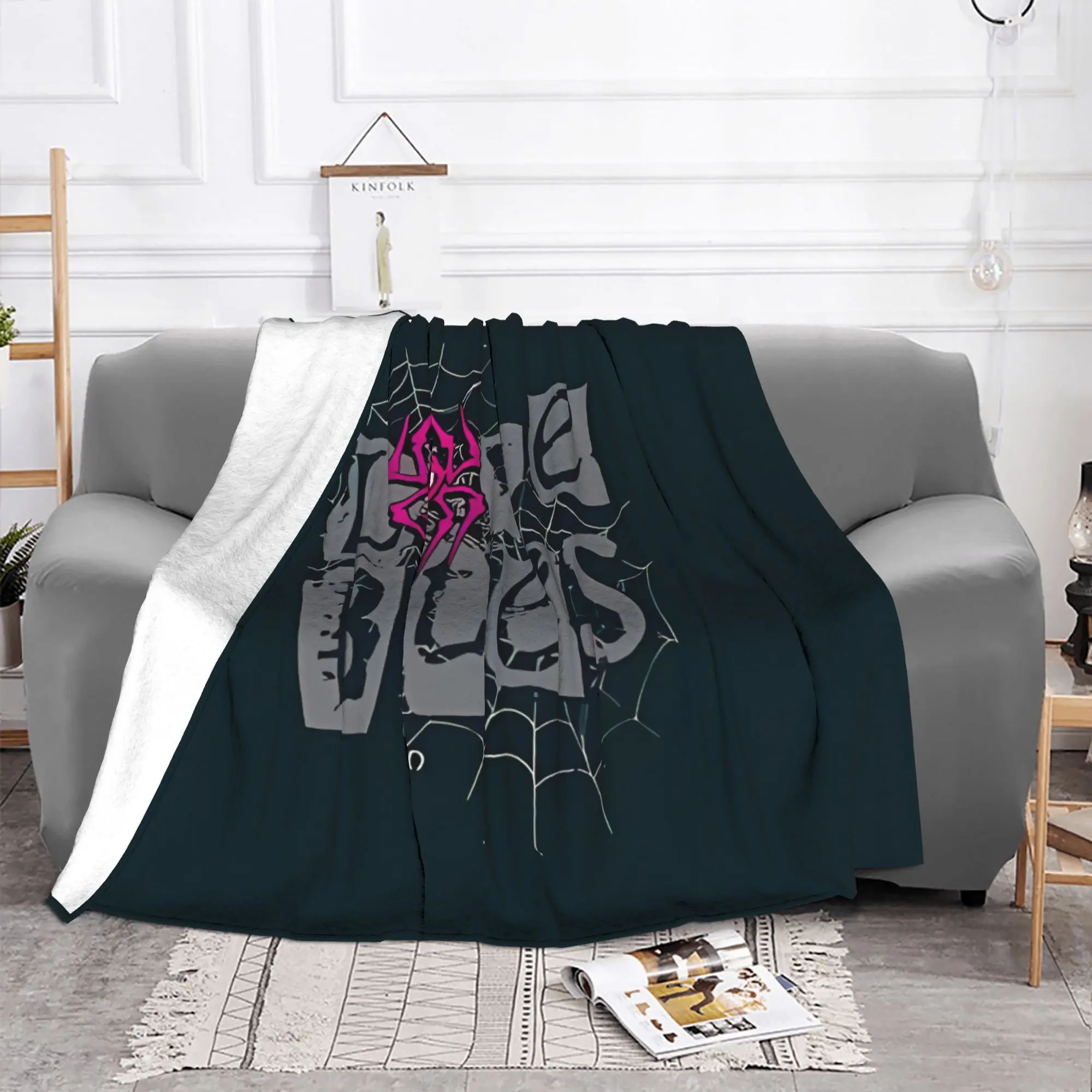 1PC Classic B-Black veil brides home room decorations Winter Blankets for Adults Bedding Home Interior Sofa Knee