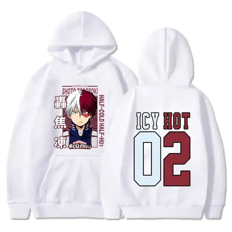 Men's Retro Bakugou Katsuki Graphic Hoodie - V-Neck Longsleeves Polyester Athletic Pullover Menswear Tops, Anime Cosplay Costume for Halloween, Party,sohochic