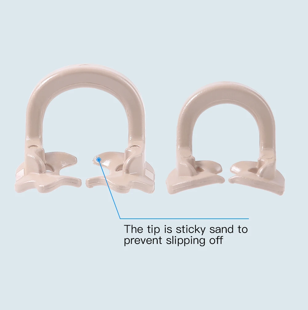 AZDENT 4 Uds abrazaderas de dique de goma Dental Clip de barrera de goma materiales de resina Autoclavable 134 ℃   Herramientas de dentista