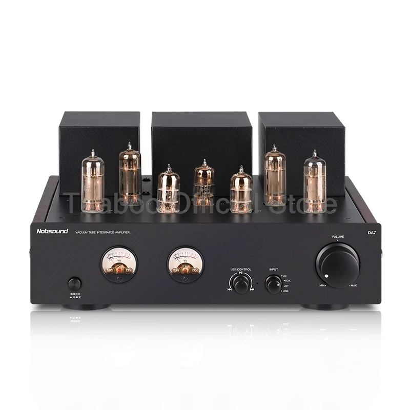 HiFi Bluetooth 5.3 Vacuum Tube Preamp USB High Fidelity Sound Quality Amplifier with Treble Bass Control for Home Audio System