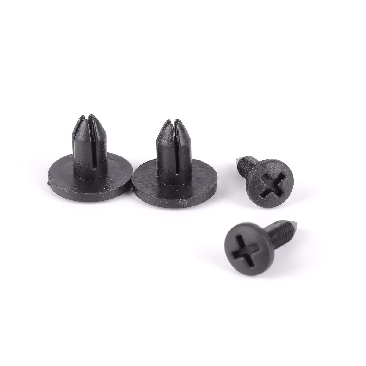 

50Pcs Car Bumper Clips Plastic Push Retainer Clips Replacement 6mm Hole Plastic Push Rivets Fast Durable Automotive Use