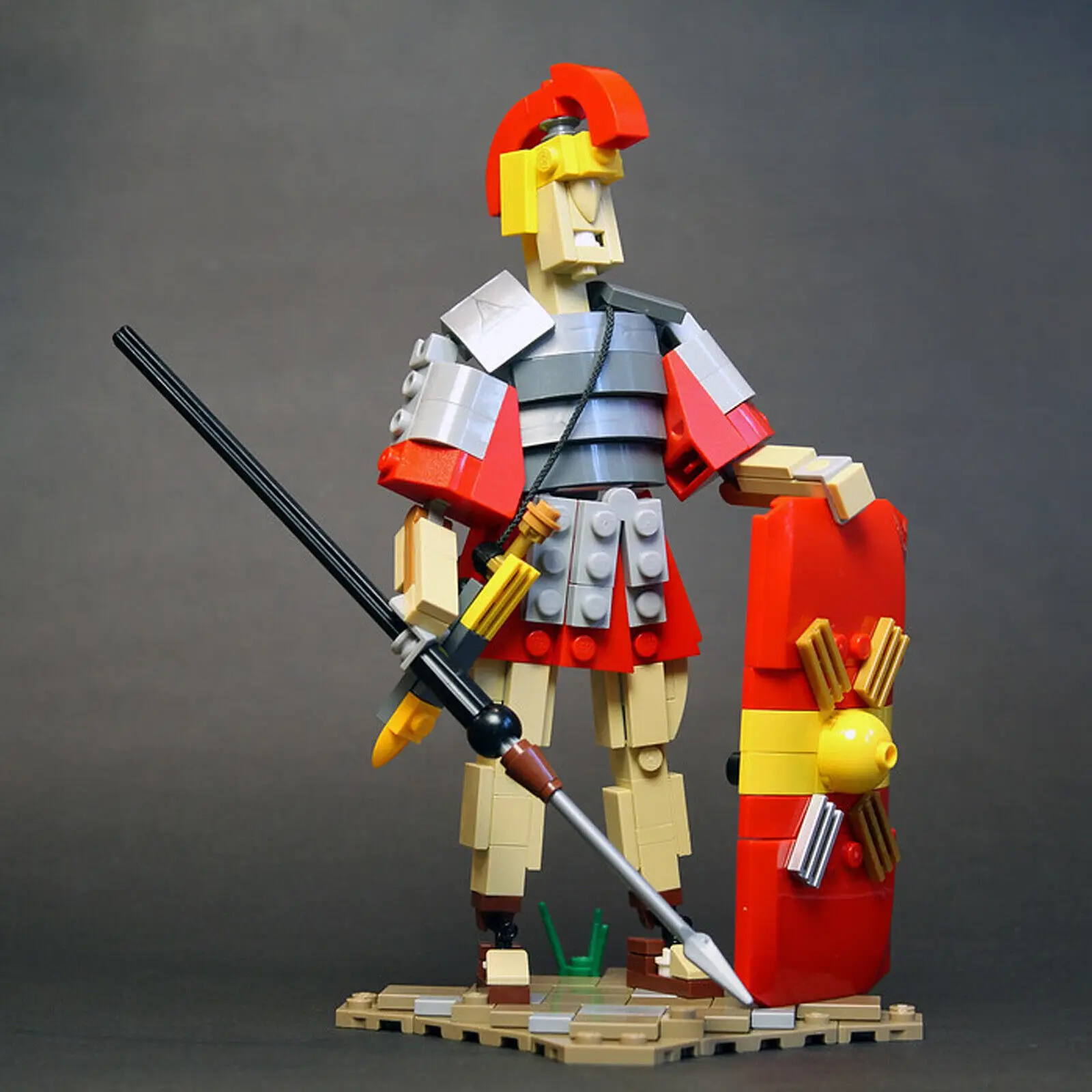 Roman Legionary Soldier Model Building Toys Sets & Packs 213 Pieces MOC Build