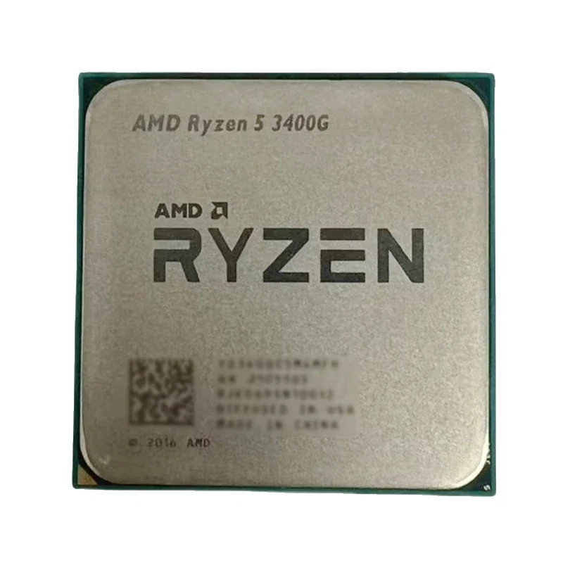 Afbeelding 7: Radiant Amalgamated AMD Separate Pieces CPU Ryzen 5 3400G R5 3400G 3.7GHz Quad-Core Acht-Thread 65W YD3400C5M4MFH