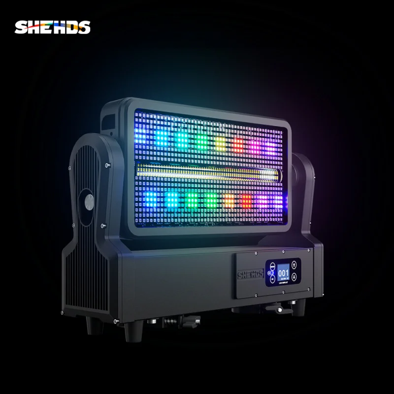 

Shehds Super Bright 1000W Led Strobe Lights RGB Waterproof Moving Head Light Stormy for Wedding Party Club