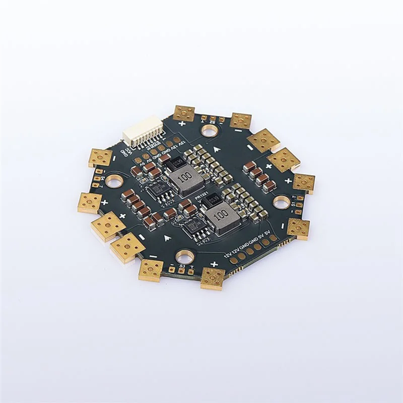 

Ingenious-For Foxeer PDB400 8S 400A PDB Dual Battery Pad 12 Hubs For RC Multirotor Airplane Helicopter FPV Long Range Drone