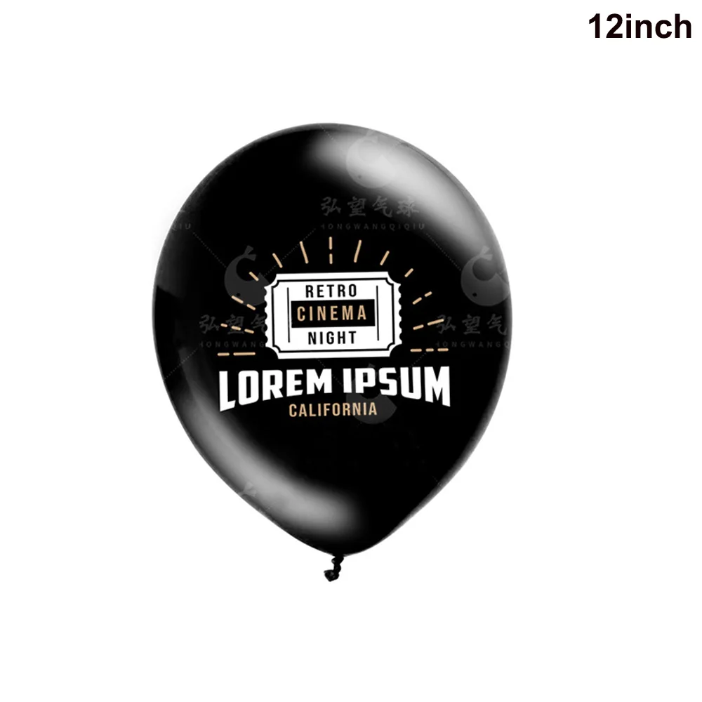 Party Cupcake Topper Film Nacht Paries Geburtstag Film Thema Party Popcorn Kino Ticket Lampe Licht Kamera Kuchen Dekoration – Detail 12