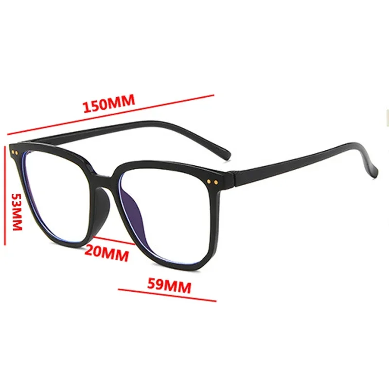 Women Anti Blue Light Myopia Glasses Men Computer Eyeglasses Vintage Optical Goggles Spectacles Diopter 0 -1.0 1.5 2.0 -2.5 -4.0