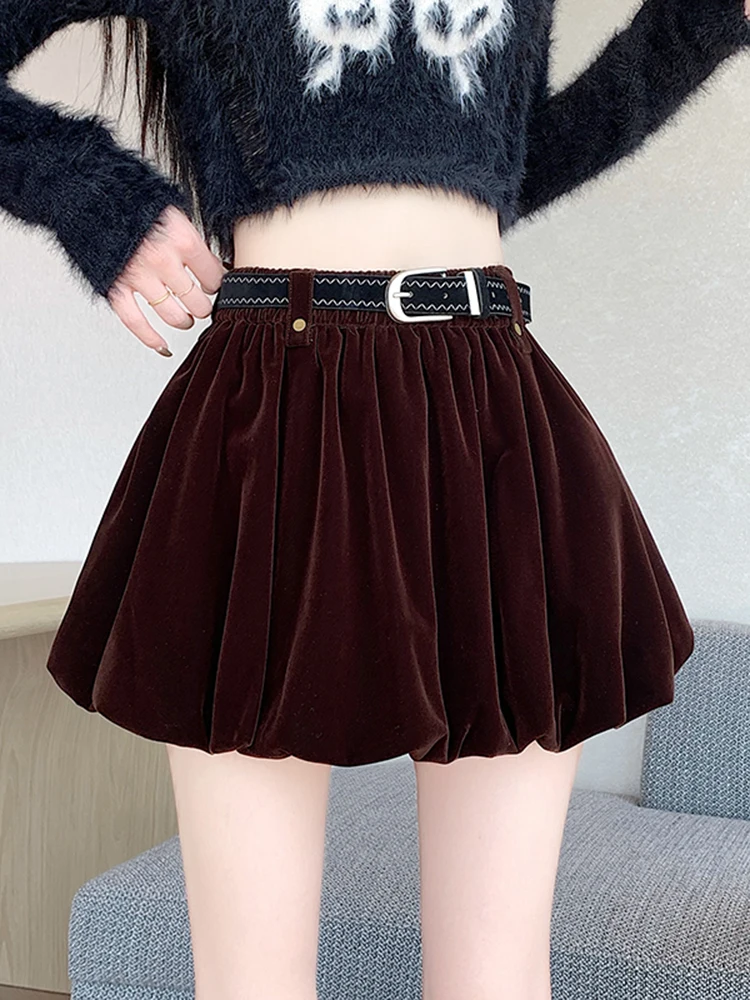 

Юбка-карандаш из вельвета с завышенной талией, новая коллекция весна-осень, универсальная, облегающая фигуру