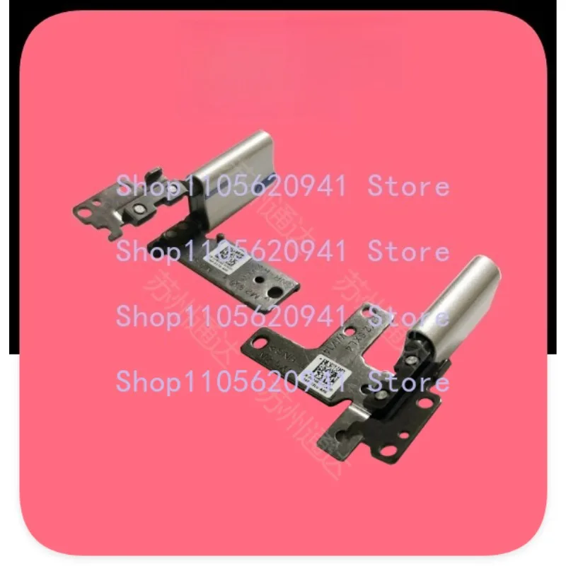 XXX   New For Dell Insprion 7415 5410 5415 2-in-1 LCD Hinges Left & Right Axis Kit Silver 4P46W 78HN5