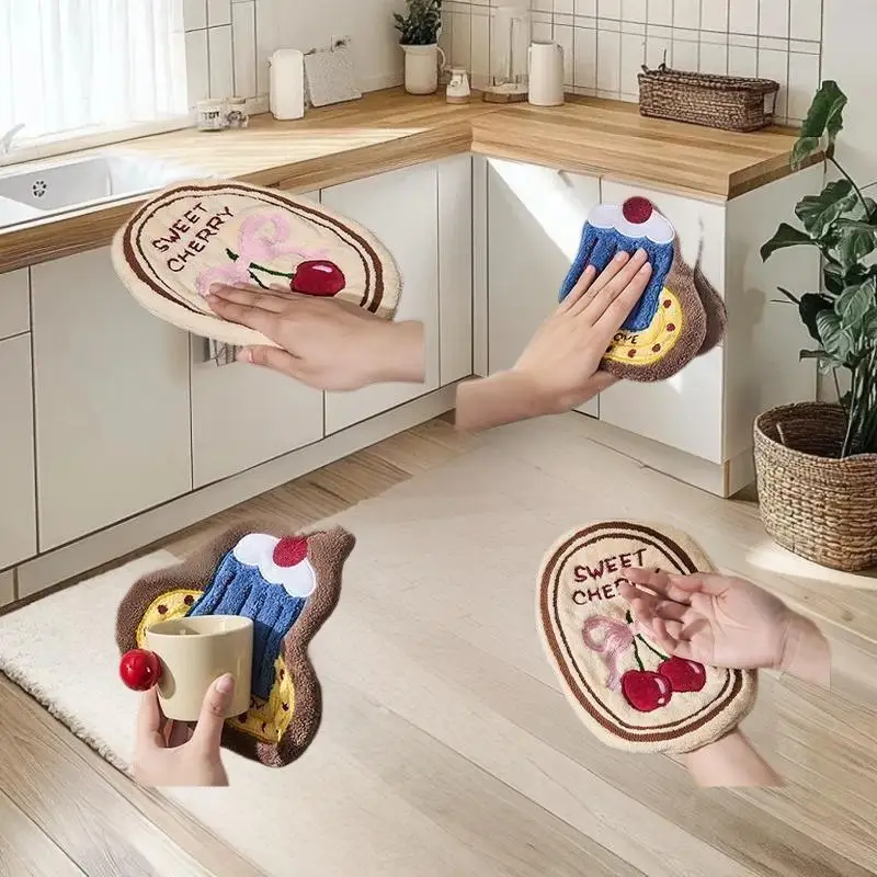 المطبخ منشفة اليد الحمام ماصة منشفة اليد الجدار شنقا القماش سميكة منديل للمطبخ منشفة اليد تنظيف الملابس
